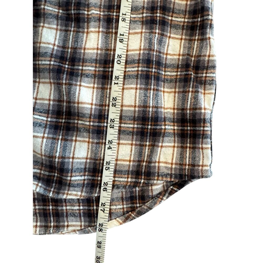 Red Head Plaid Flannel Shirt Mens Small Brown Cotton Bass Pro - Picture 8 of 9